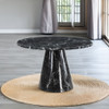 Hollis - Dining Table With Engineered Stone Top - Engineered Stone