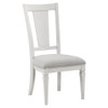 Katia - Side Chair (Set of 2) - Light Gray Linen & Weathered White