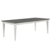 Katia - Dining Table With Leaf - Rustic Gray & Weathered White