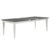 Katia - Dining Table With Leaf - Rustic Gray & Weathered White