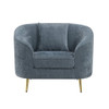 Nakendra - Chair With Pillow - Cobalt Blue Chenille