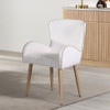Adalynn - Side Chair (Set of 2) - Beige Boucle & Oak