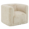 Upendo - Chair With Swivel - Beige Linen
