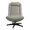 Piran - Accent Chair With Swivel - Twilight Top Grain Leather