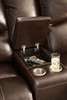 MAINZ Top-Grain Leather 141" Wide Power Reclining Sectional