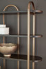 Brentmour - Bookcase - Brown / Gold Finish