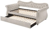 MADISON Beige Daybed with Trundle