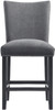 OLIVETTE Charcoal 20" Wide Counter Chair