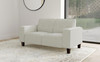 Deerhurst - Upholstered Track Arm Tufted Loveseat - Greige