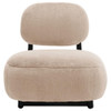 Duffie - Upholstered Armless Accent Chair - Camel