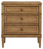 Sharlance - Three Drawer Night Stand - Brown