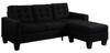 HADLEY Black Sofa and Ottoman