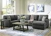 ANISTON Gray 139" x 89" Sectional ANISTON Gray 139" x 89" Sectional