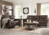 VUHL Dark Brown 61" Wide Loveseat