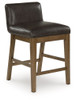 Cabalynn - Upholstered Barstool (Set of 2) - Two-tone Brown