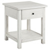 Payne - 1 Drawers Wood End Table with Shelf