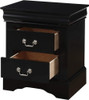 NIMES Black 22" Wide Night Stand