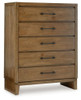 Sherbana - Five Drawer Chest - Light Brown