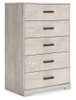 Shawburn - Five Drawer Chest - Gray