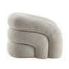 Irma - Chair With Swivel - Gray Boucle