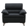 Eilene - Chair - Black Top Grain Leather