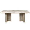Charity - Dining Table - Natural Marble Top & Gray Oak