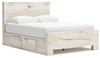 Lawroy - Panel Bed With Storage