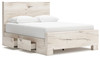 Lawroy - Panel Bed With Storage