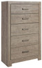 Culverbach - Five Drawer Chest - Gray