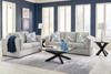SORBONNE Light Gray Sofa & Loveseat