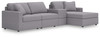 Modmax - Sectional - Granite