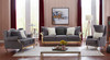 KATELYN Gray Velvet Sofa & Loveseat