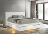 Jessica - Wood LED Panel Bed