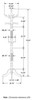 Achelle - 11 Hook Freestanding Coat Rack Hanger