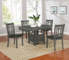 Lavon - 5-Piece Oval Extension Leaf Dining Set
