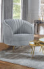 Sophia - Upholstered Channel Tufted Barrel Accent Chair