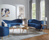 Sophia - Upholstered Channel Tufted Sofa Set