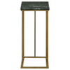 Vicente - Marble Top C-Shaped Sofa Side Table