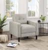 Bowen - Upholstered Track Arm Tufted Accent Chair