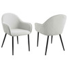 Emma - Fabric Upholstered Dining Arm Chair (Set of 2)