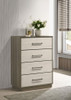 Fenwick - 4-Drawer Chest Of Drawers - Gray Oak