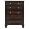 Andover - 5-Drawer Chest Of Drawers - Dark Oak