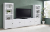 Laughlin - 3-piece Entertainment Center TV Stand - White Laughlin - 3-piece Entertainment Center TV Stand - White