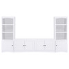 Laughlin - 3-piece Entertainment Center TV Stand - White Laughlin - 3-piece Entertainment Center TV Stand - White