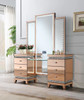 REBEKA LED Bluetooth Vanity Set with Floor Mirror