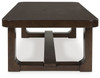 Breckington - Rectangular Cocktail Table - Dark Brown