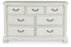 Montelaine - Dresser - Antique White