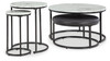 Jusmour - Occasional Nesting Table (Set of 4) - Black / White