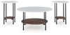 Wrenwich - Occasional Table Set (Set of 3) - Brown / Black / White