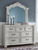 Montelaine - Dresser And Mirror - Antique White